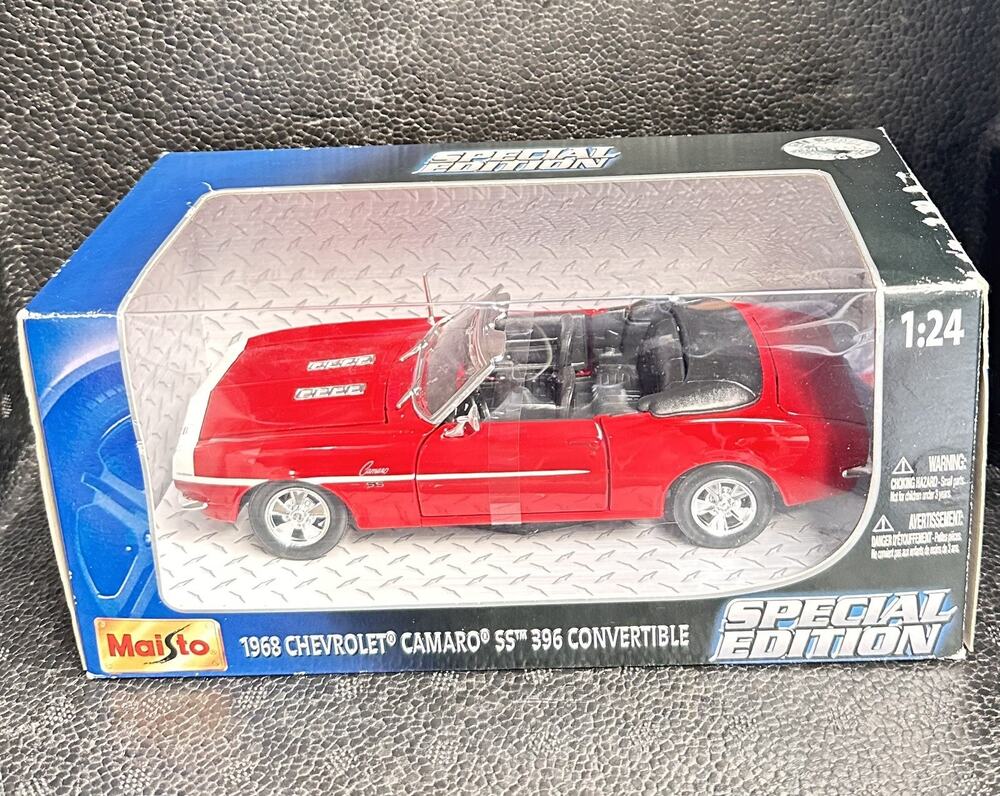 A-4 Maisto Special Edition 1968 Chevrolet Camaro SS 396 Convertible 1:24